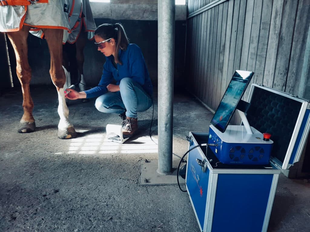 Susanne aan het werk